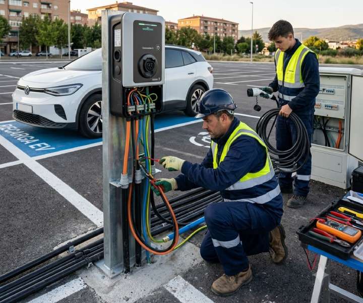 Instal·lació de punts de recàrrega per a vehicles elèctrics - Imatge 2