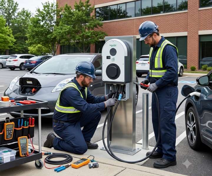 Instal·lació de punts de recàrrega per a vehicles elèctrics - Imatge 3